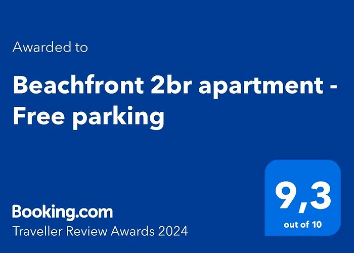 Beachfront 2Br Apartment - Free Parking
